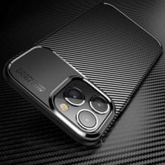 Nexeri Ohišje IPHONE 14 PRO MAX Oklepni udarno odporen Nexeri Carbon Fiber black