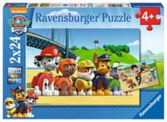 Ravensburger Paw Patrol: Pogumni psi; 2x24 kosov