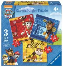 Ravensburger Paw Patrol: Rubble, Marshall in Chase; 25/36/49 kosov