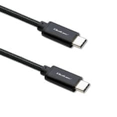 Qoltec kabel usb 2.0 tipa c | kabel usb 2.0 tipa c 240w | qc 5.0 | pd | 1m | črna