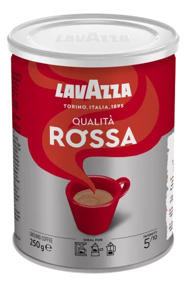 Lavazza Qualita Rossa mleta kava, pločevinka, 250g