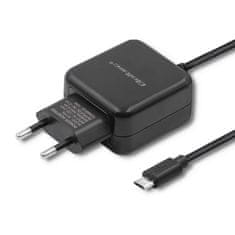 Qoltec polnilec qoltec 5v | 2,4a | 12w | microusb | črna