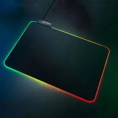 Northix Esperanza - Podloga za miško, Gaming - RGB osvetlitev - 35 x 25 cm 
