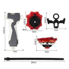 Northix Bojni komplet Top Superpower Top Plate, 4 paketi 