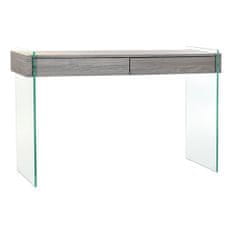 DKD Home Decor Konzola DKD Home Decor Grey Transparent Crystal MDF Wood 120 x 40 x 76 cm