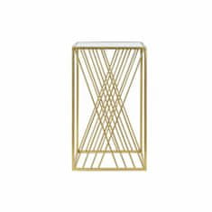 DKD Home Decor Komplet 3 majhnih mizic DKD Home Decor Golden 40 x 40 x 70 cm