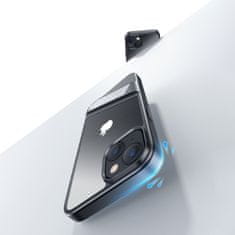 Ugreen Trdno ohišje z okvirjem iz gela in integriranim stojalom za iPhone 14 črno