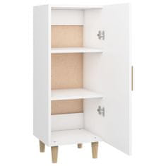 Vidaxl Komoda bela 34,5x34x90 cm konstruiran les