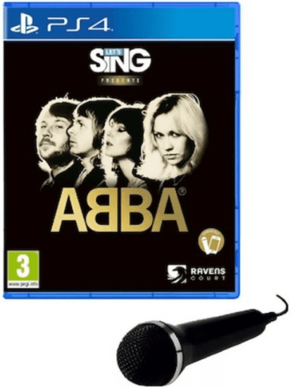 Ravenscourt Let's Sing: ABBA igra, z enim mikrofonom (PS4)