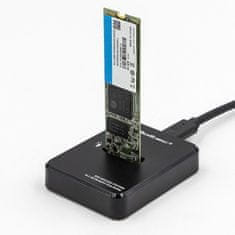 Qoltec qoltec docking station ssd m.2 sata/pcie | ngff/nvme | usb 3.1