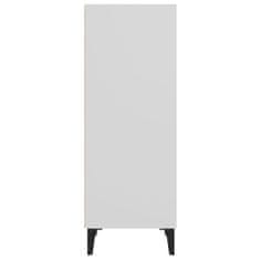 Vidaxl Komoda bela 34,5x32,5x90 cm konstruiran les