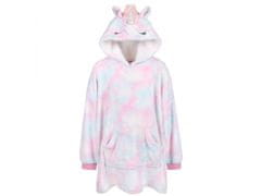 sarcia.eu Pulover/kopalni plašč Unicorn tie dye s kapuco, otroški 122-140 cm