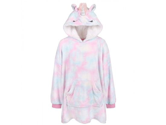 sarcia.eu Pulover/kopalni plašč Unicorn tie dye s kapuco, otroški