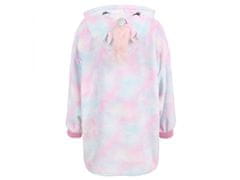 sarcia.eu Pulover/kopalni plašč Unicorn tie dye s kapuco, otroški 122-140 cm