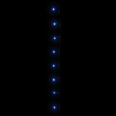 Vidaxl Lučke na vrvici 400 LED lučk modre 40 m 8 svetlobnih učinkov