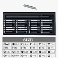 ER4 25 in 1 torx precision driver's set