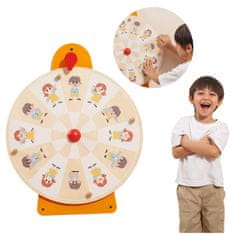 Viga Toys VIGA Wallboard Wheel Show Emotions FSC Montessori certifikat