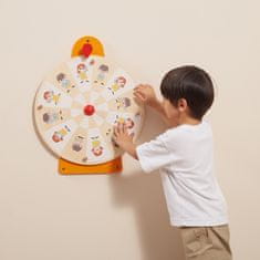 Viga Toys VIGA Wallboard Wheel Show Emotions FSC Montessori certifikat