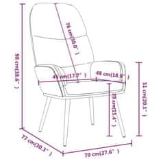 Vidaxl Fotelj, temno siv, oblazinjen s tkanino