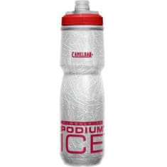 Camelbak Podium Ice bidon, 0,62 l, sivo-rdeč