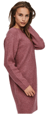 ONLY Ženska obleka ONLCAROL Regular Fit 15196724 Crushed Berry MELANGE (Velikost XS)