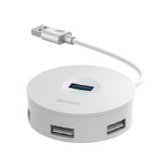 BASEUS Hub 4w1 USB do USB 3.0 + 3x USB 2.0 15cm bel