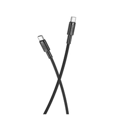 XO Kabel USB-C na USB-C NB-Q199 PD 1,5m 100W črn