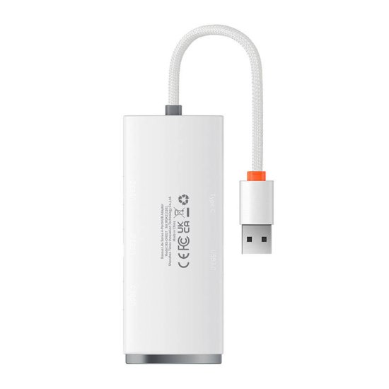 BASEUS Hub 4w1 Lite Series USB do 4x USB 3.0 25cm bel