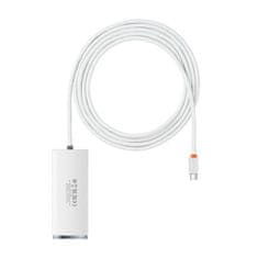 BASEUS Hub 4w1 Lite Series USB-C do 4x USB 3.0 + USB-C, 2m bel