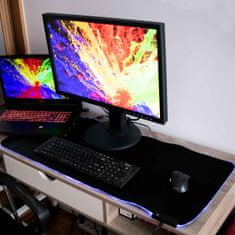 Volino LED velika gaming podloga za miško in tipkovnico Iko RGB