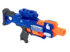 Ikonka Pištola s puško iz pene + merilec + 20 puščic modra
