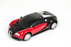 Ikonka RC licenca za avto Bugatti Veyron 1:24 rdeča