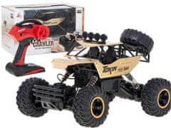 WOWO 4WD RC Rock Crawler - RC Rock Crawler 1:12 4WD kovinski - zlati avto na daljinsko upravljanje