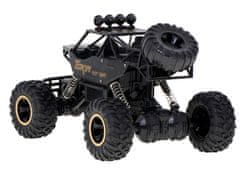 WOWO 4WD RC Rock Crawler - RC Rock Crawler 1:12 4WD Metal - Črn avto na daljinsko upravljanje