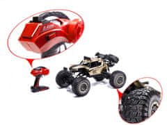 Ikonka RC avto Rock Crawler 2.4GHz 1:8 51cm zlato