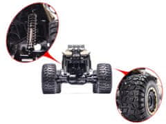 WOWO RC Rock Crawler - RC Rock Crawler 2,4 GHz 1,8 - črn kovinski avto na daljinsko upravljanje, 51 cm