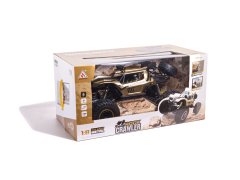 WOWO RC Rock Crawler Avto na daljinsko upravljanje - RC Rock Crawler 2,4 GHz 1,8 Avto na daljinsko upravljanje, 51 cm kovinsko zlat