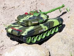 WOWO Daljinsko voden RC tank - RC War Tank 9993 z gozdno kamuflažo, 2,4 GHz