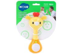 WOWO HOLA Giraffe Rattle Teether z lučkami in zvoki - HOLA Giraffe Rattle Teether with Lights and Sounds