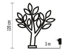 LAALU.cz LED vrba 120 cm COLD WHITE - za notranjo in zunanjo uporabo