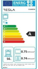 TESLA CV6400SW steklokeramični štedilnik