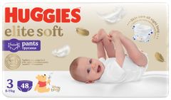 Huggies hlačke iz plenic Elite Soft Pants 3, 48 kosov