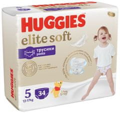 Huggies hlačke iz plenic Elite Soft Pants vel. 5, 34 kosov