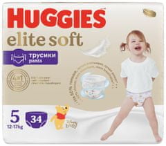 Huggies hlačke iz plenic Elite Soft Pants vel. 5, 34 kosov