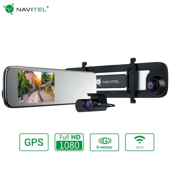 Navitel MR450 GPS pametno avto ogledalo, dve kameri, FHD, 14cm zaslon, nočni vid