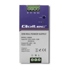 Qoltec napajalnik qoltec din rail | 240w | 48v | 5a