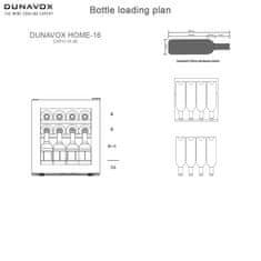 Dunavox vinska vitrina DXFH-16.46