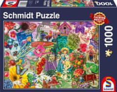 Schmidt Puzzle Zabavno vrtnarjenje 1000 kosov