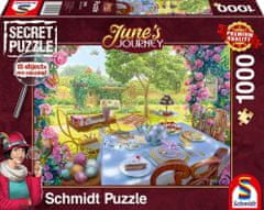 Schmidt Secret puzzle June's Journey: Čaj na vrtu 1000 kosov