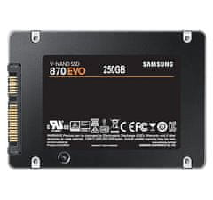 Samsung 870 EVO 250 GB SSD / 2,5" / SATA III / Notranji